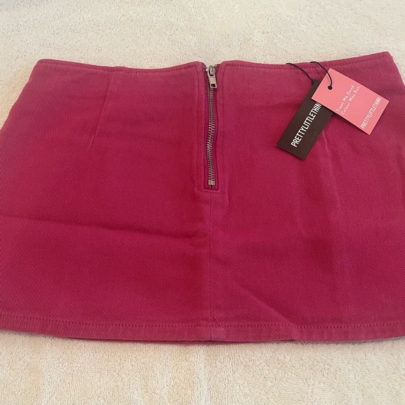 PrettyLittleThing Pink Mini Pencil Skirt for Night Out NWT Size 12 - Picture 2 of 5